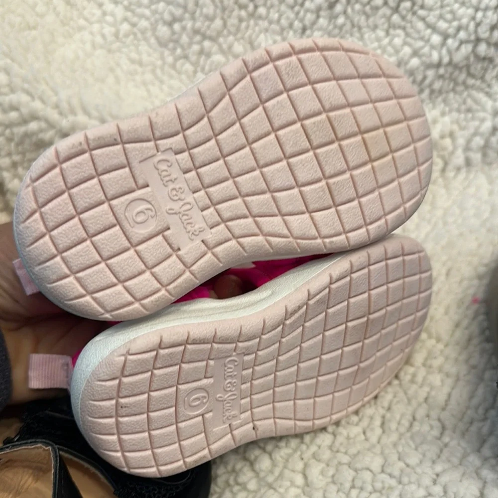 Chic Pink and Black Dress Shoes Collection